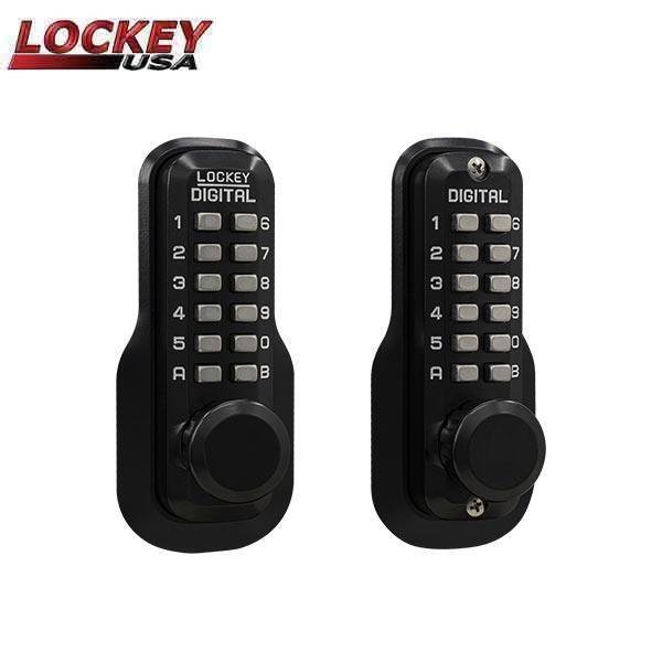 Lockey - M230-DC - Mechanical Keyless Double Combination Deadlocking Spring Latch, Lockey, Mfr#: M230-DC-SN